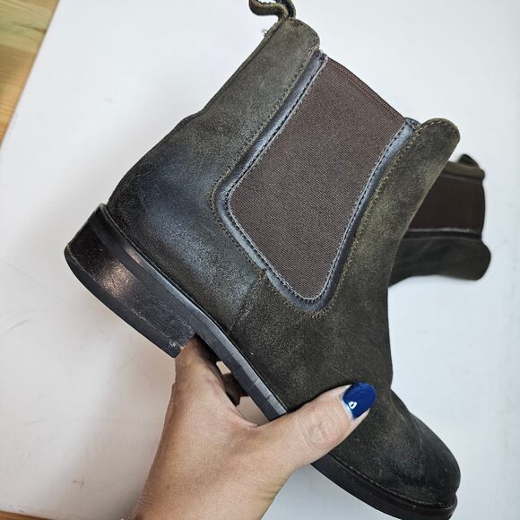 Thursday BootsAnkle Handmade brown Suede leather W's 6.5. USA designed.‎ Stylish - Picture 10 of 16